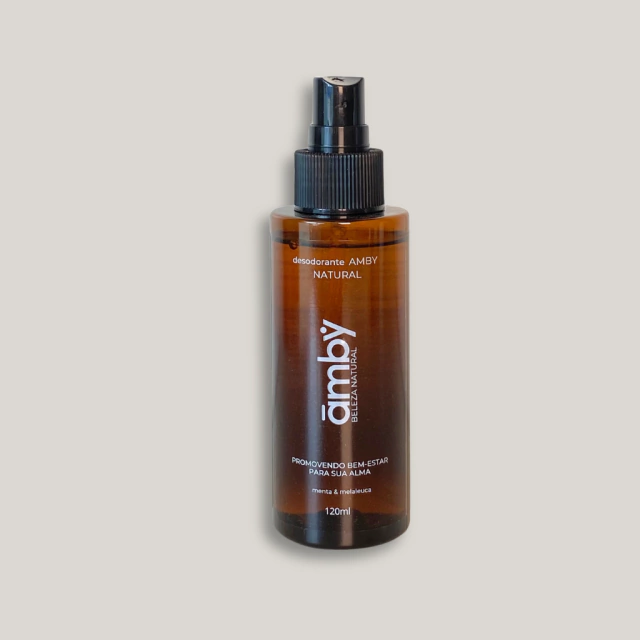 Desodorante Spray Natural - Sem Alumínio Amby 120ml — foto da loja oficial