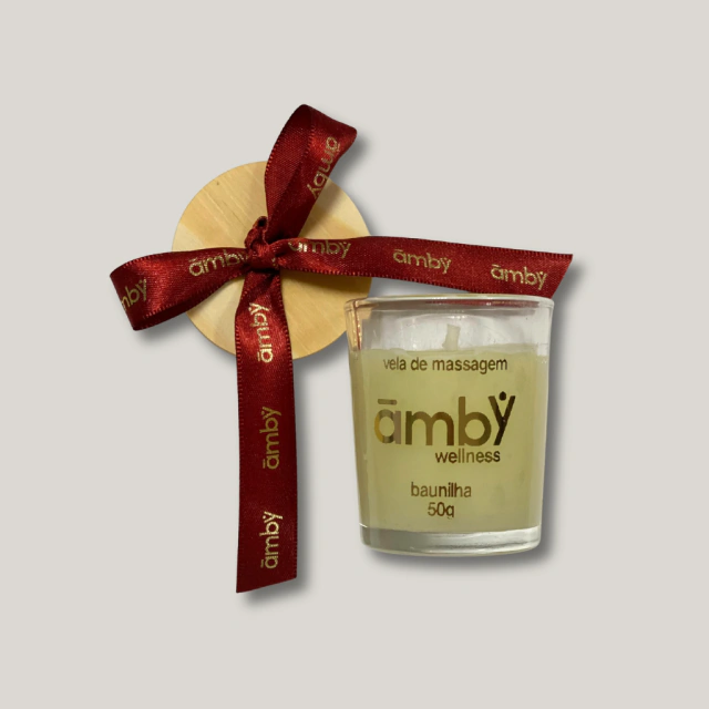 Vela de Massagem Baunilha - Amby Wellness 50g — foto da loja oficial